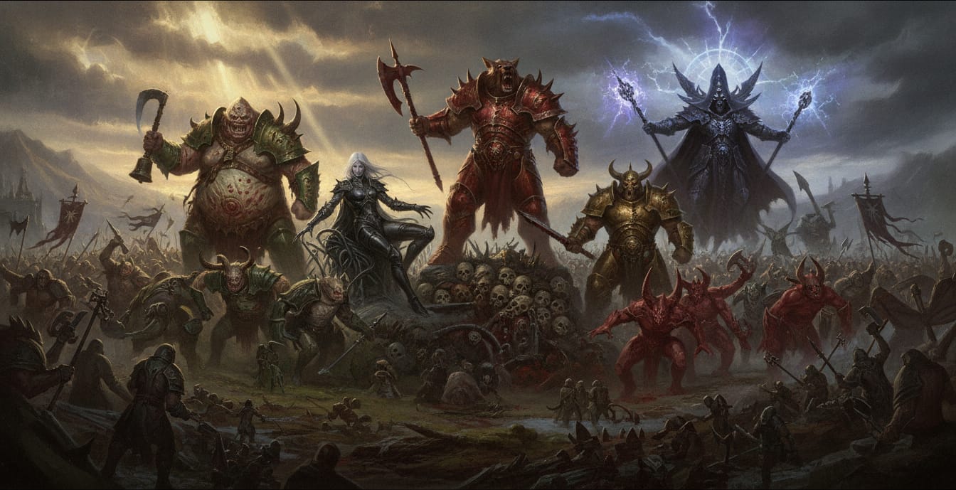 The Ruinous Powers in the Mortal Realms