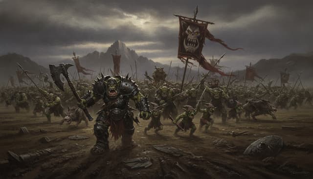 The Greenskins and the Waaagh!