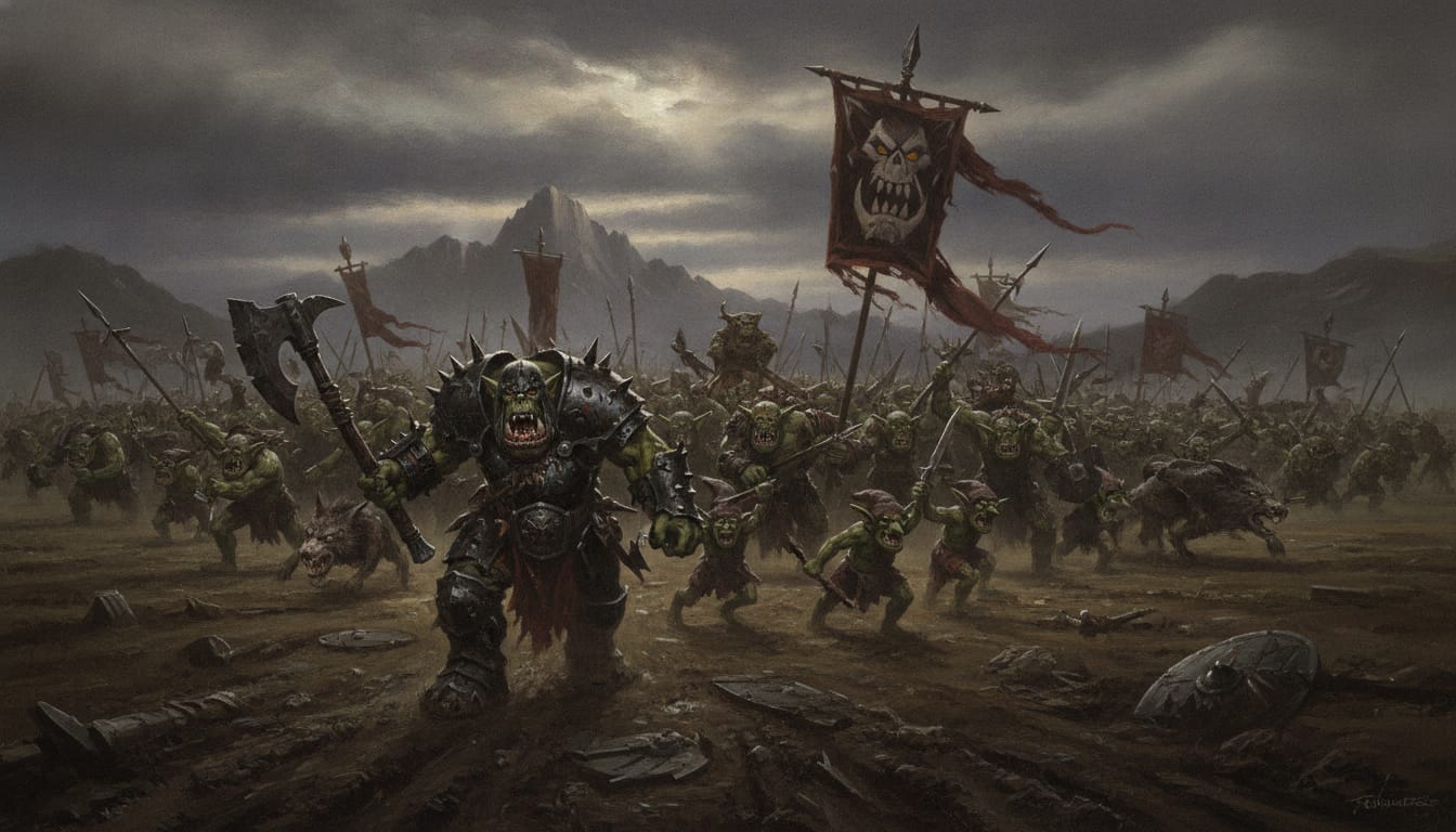 The Greenskins and the Waaagh!