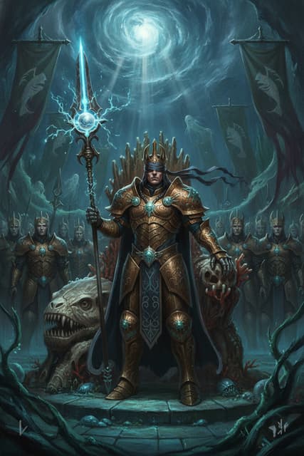 The Court of the Blind King, cover art