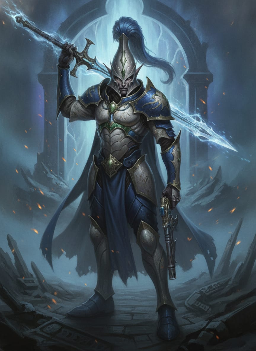 Asurmen, character portrait