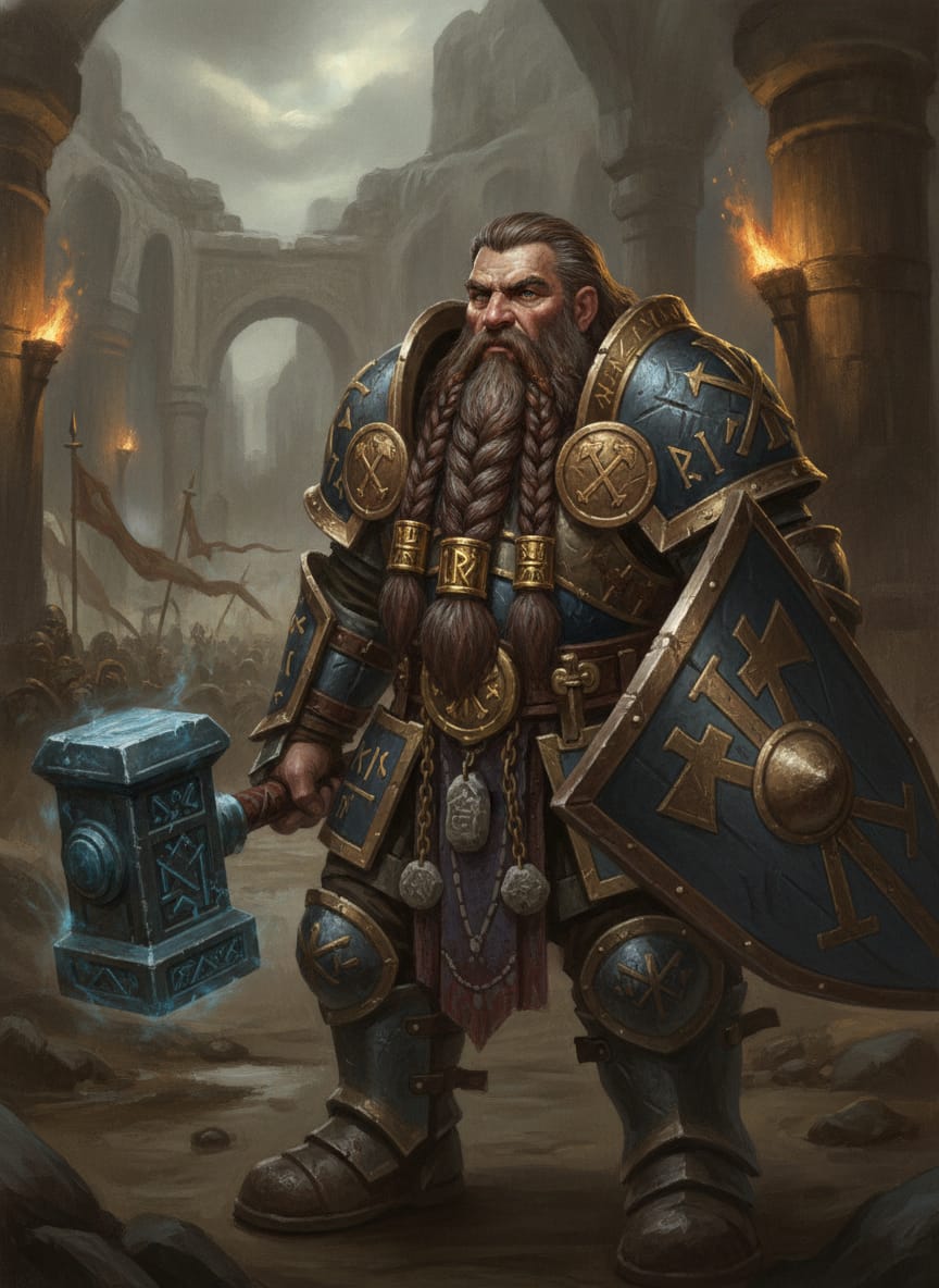 Belegar Ironhammer, character portrait