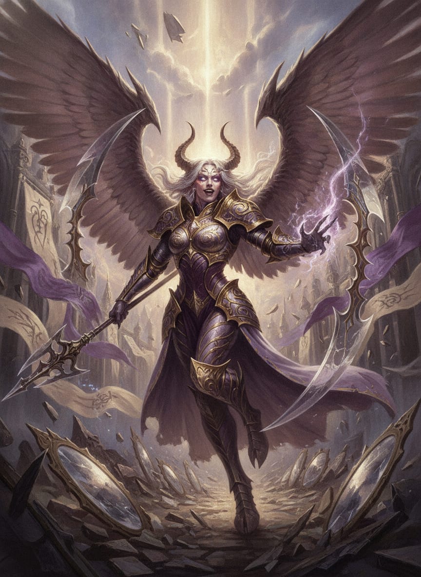 Dexcessa, the Talon of Slaanesh, character portrait