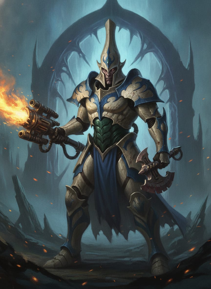 Fuegan, character portrait