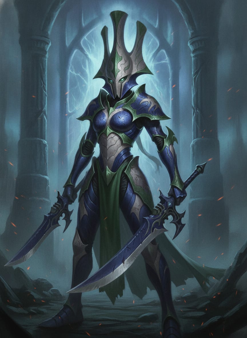 Jain Zar, character portrait