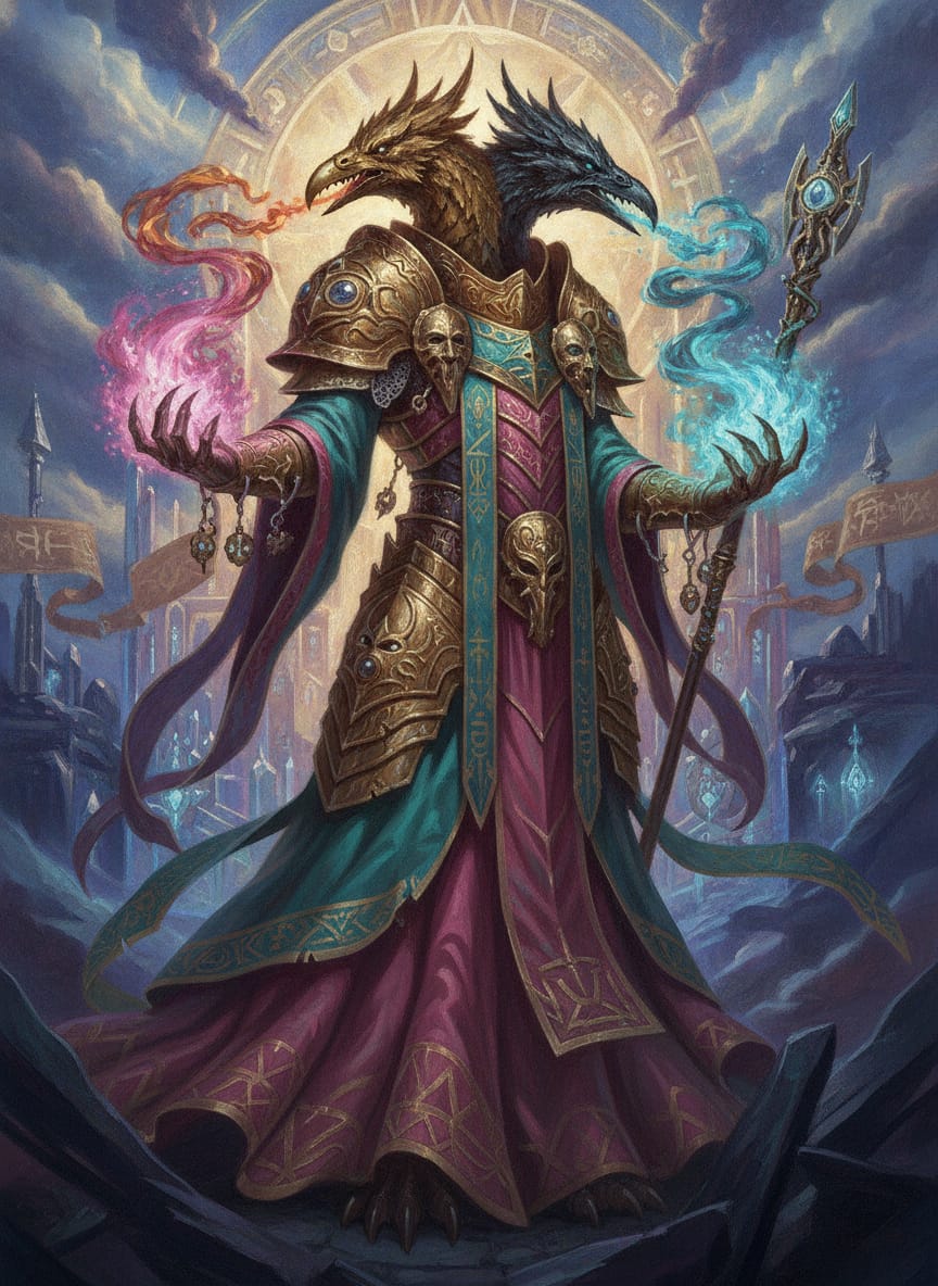 Kairos Fateweaver, character portrait