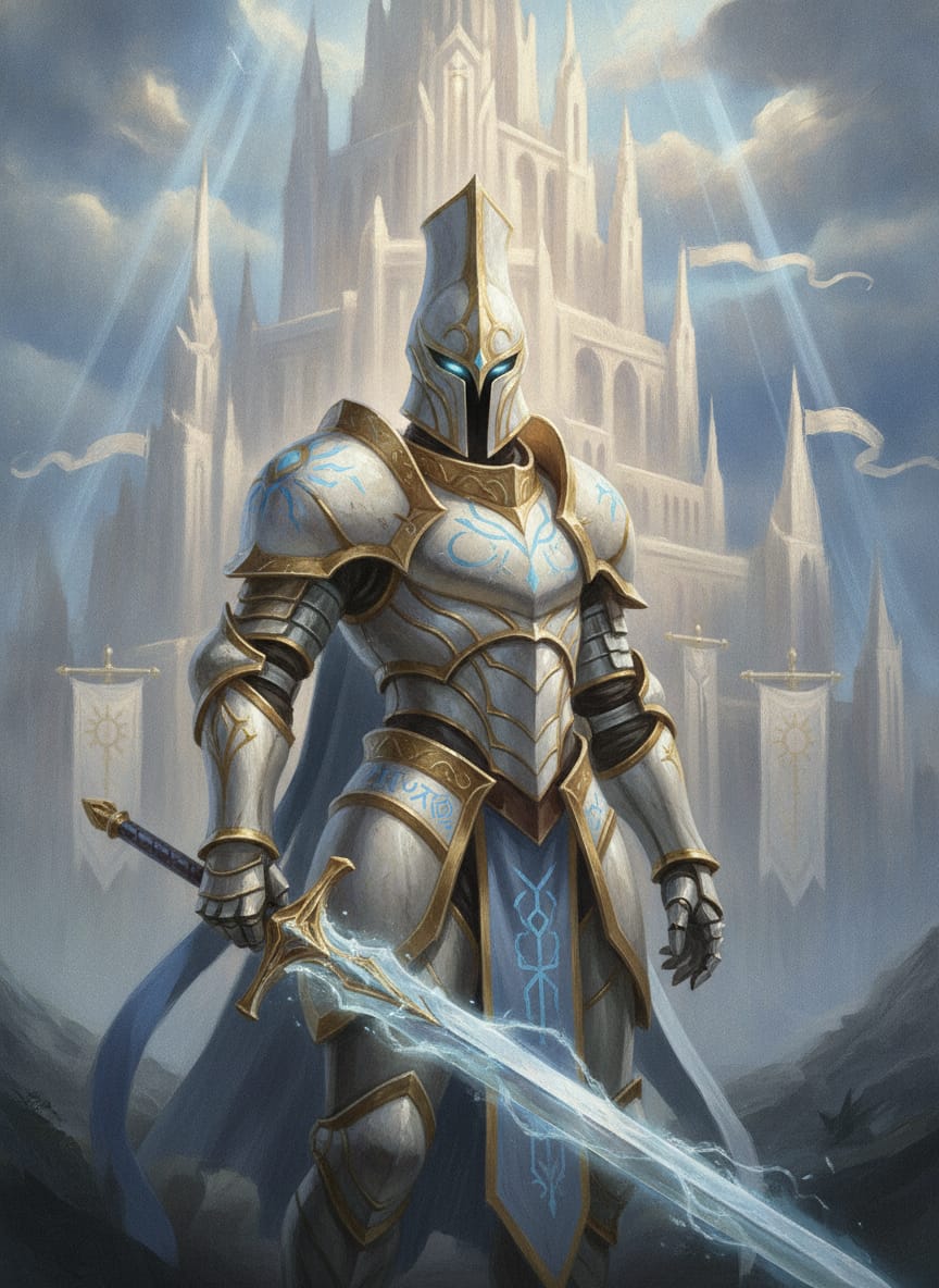 The Light of Eltharion, character portrait