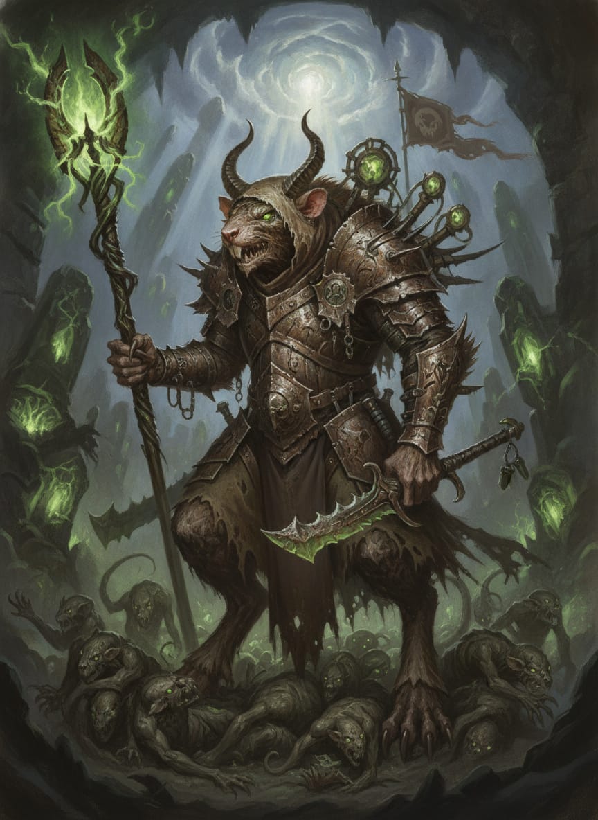 Lord Skreech Verminking, character portrait