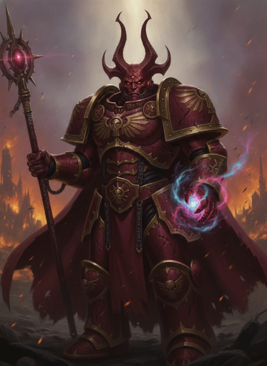 Magnus the Red, character portrait