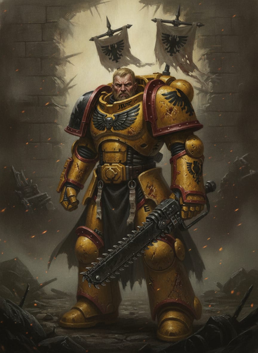 Rogal Dorn, character portrait