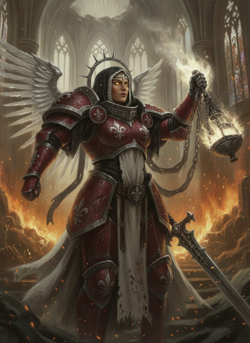 Saint Celestine, character portrait