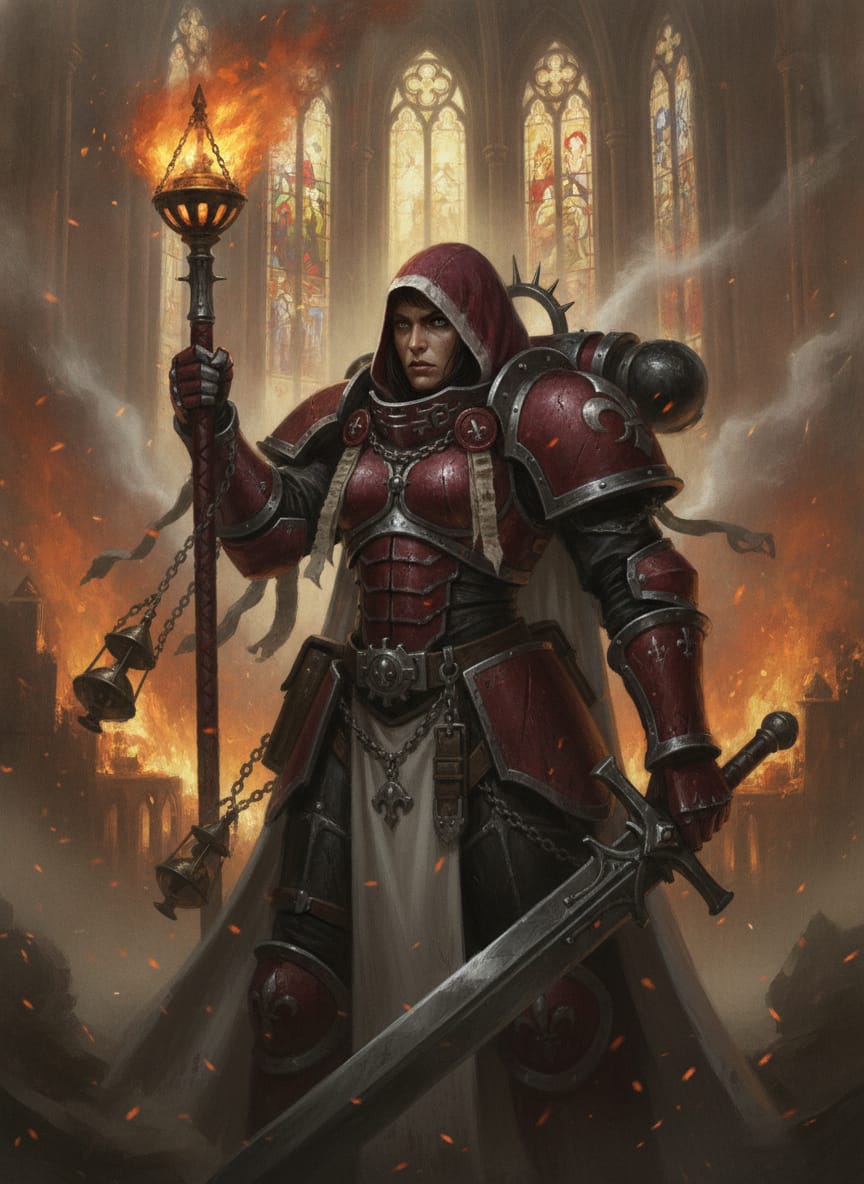 Saint Sabbat, character portrait