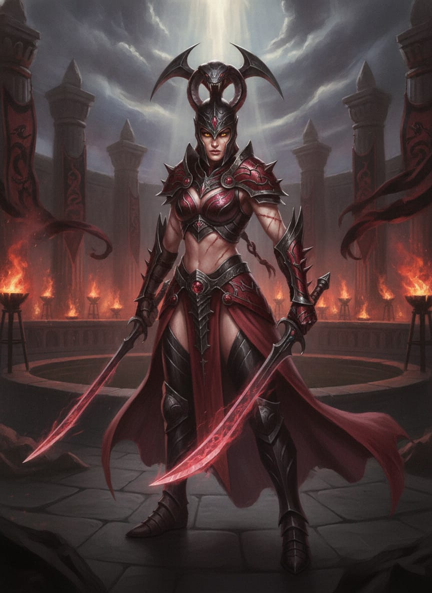 The High Gladiatrix, character portrait