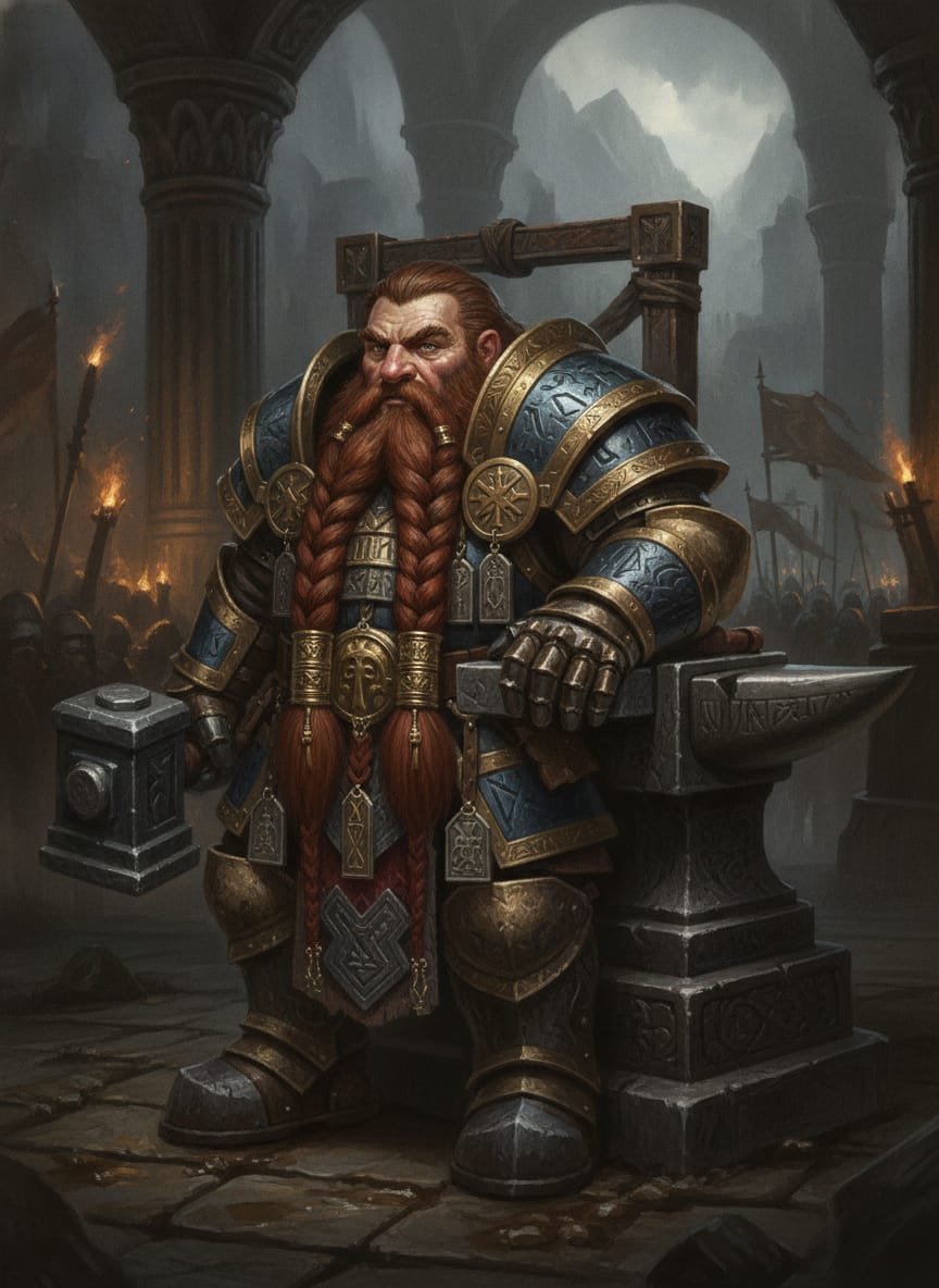 Thorek Ironbrow, character portrait