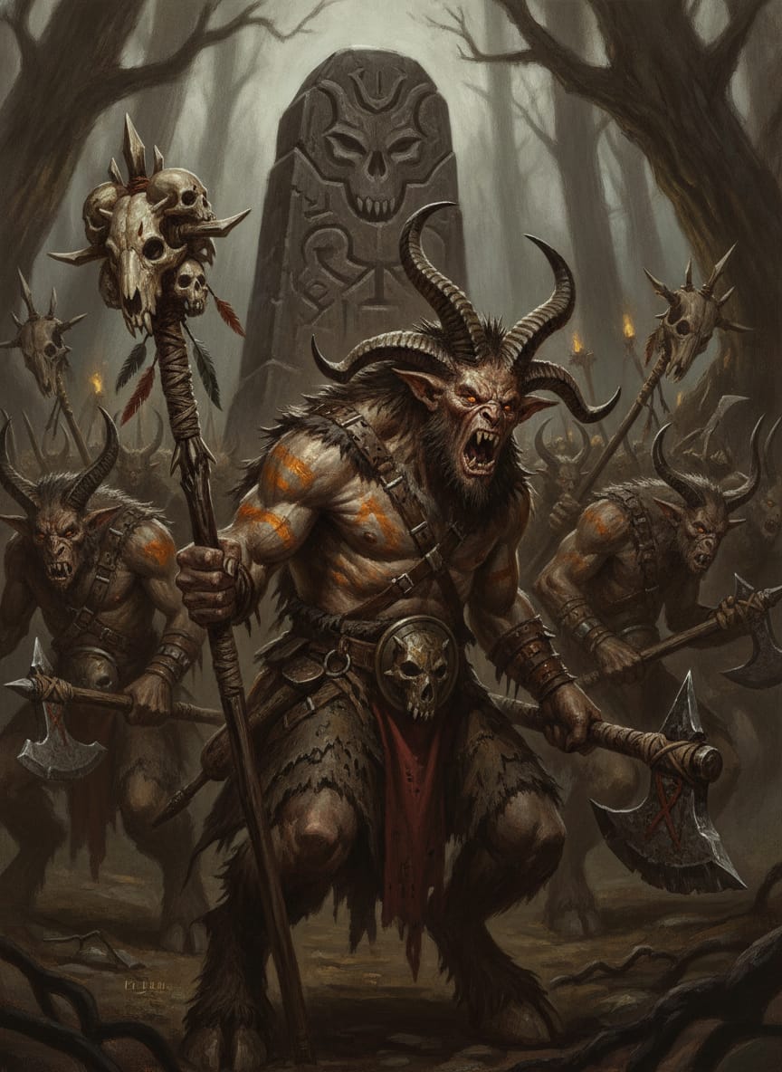 Ungrol Four-Horn, character portrait
