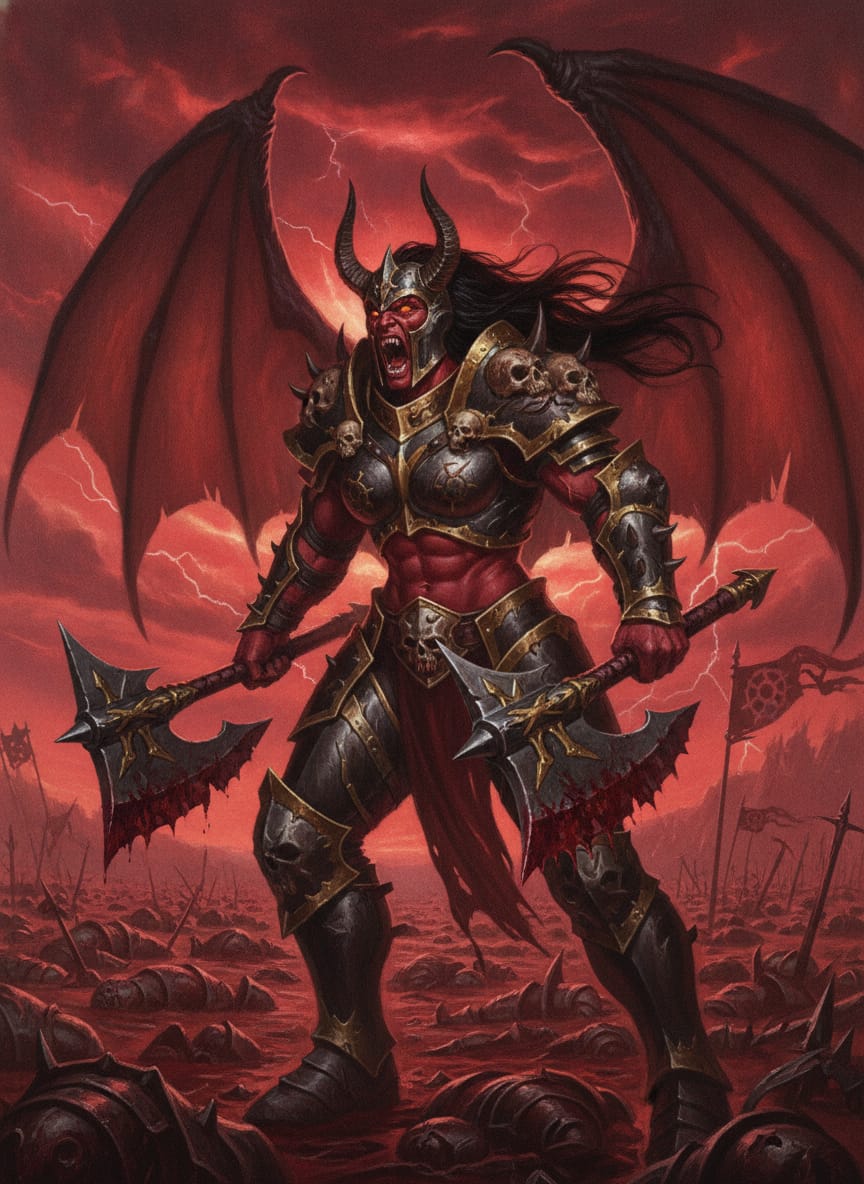 Valkia the Bloody, character portrait