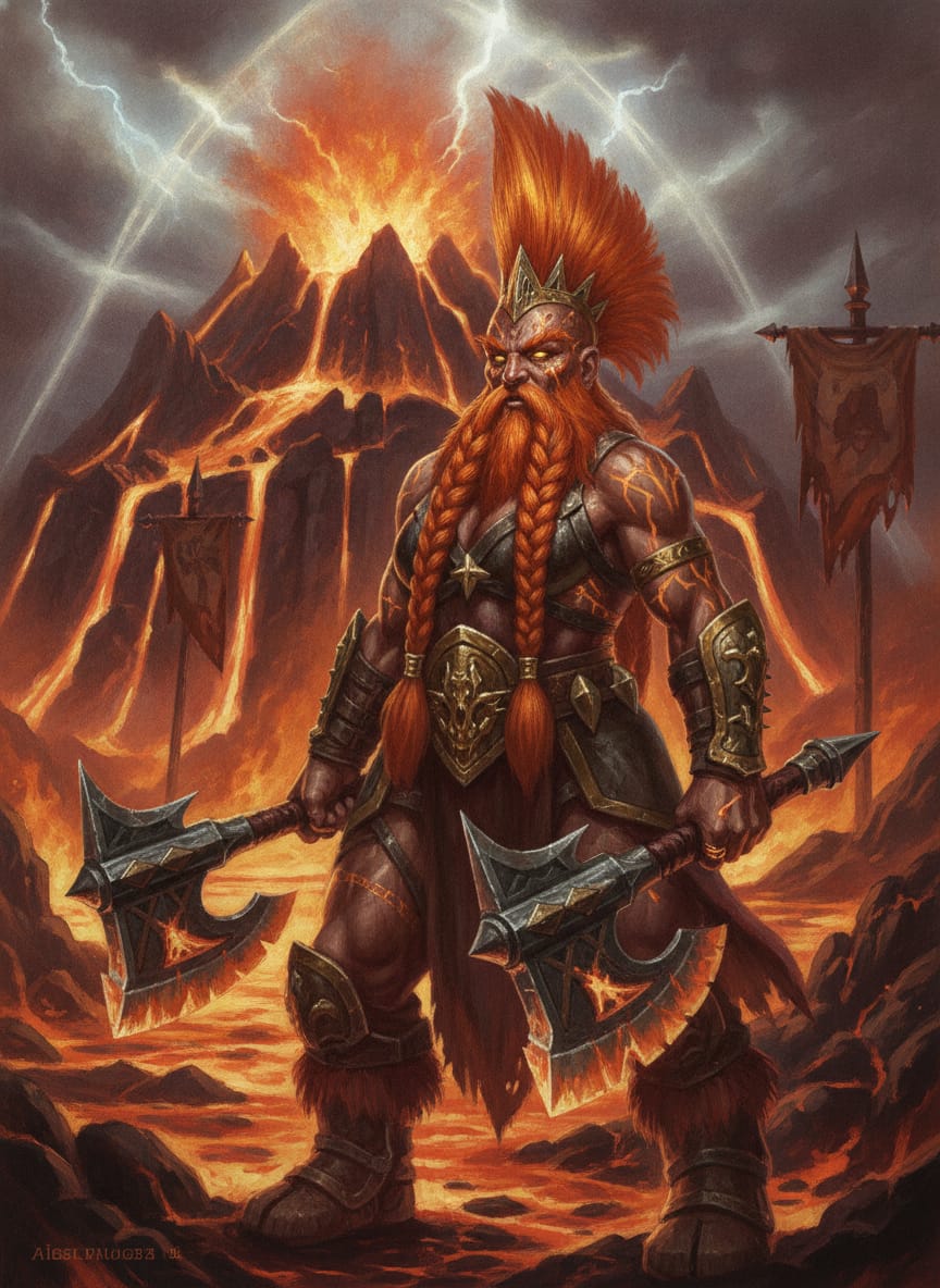 Vulcatrix, character portrait