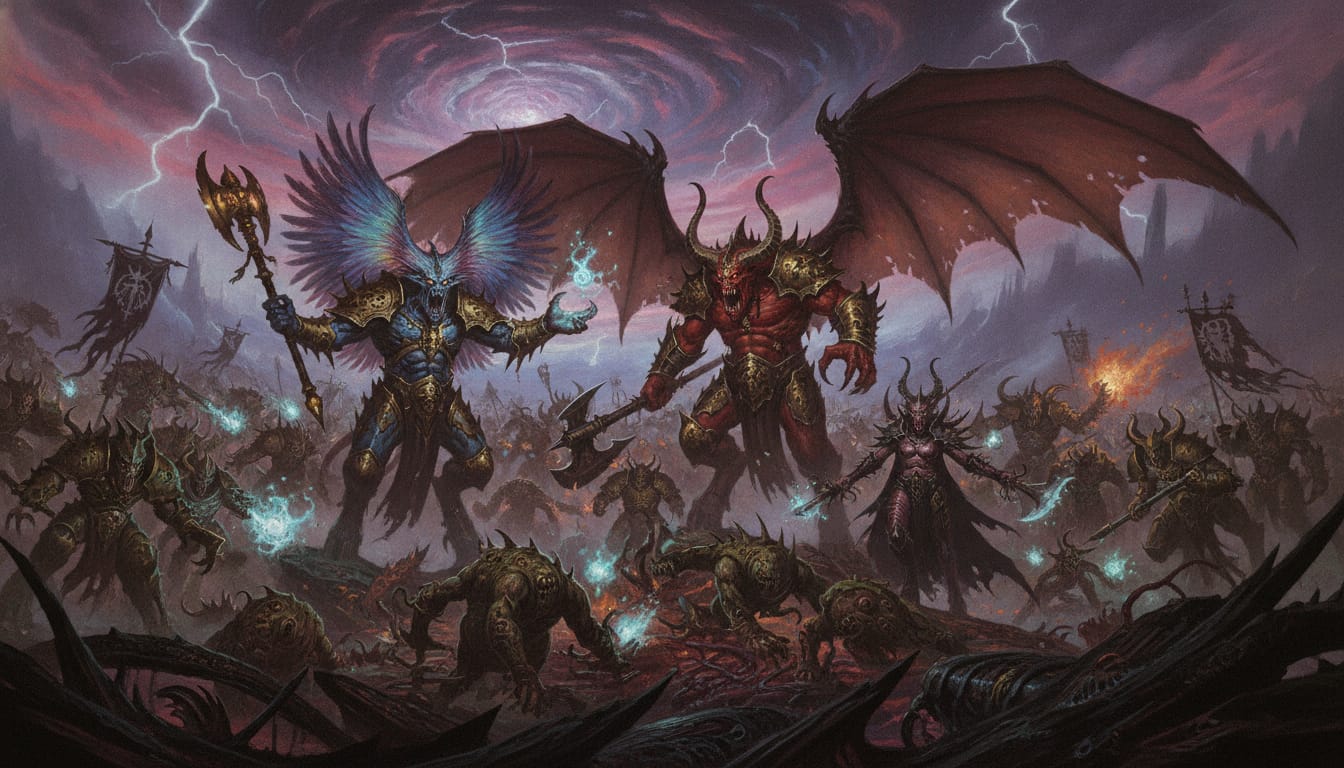 Chaos Daemons faction art