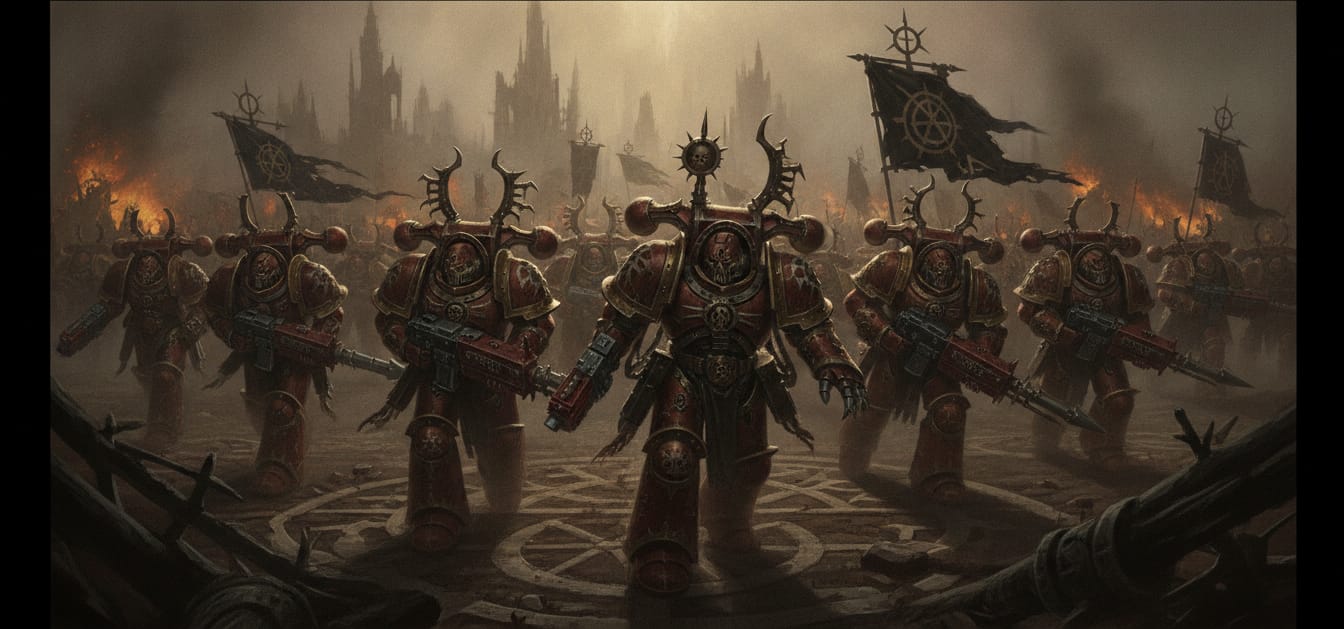 Chaos Space Marines faction art