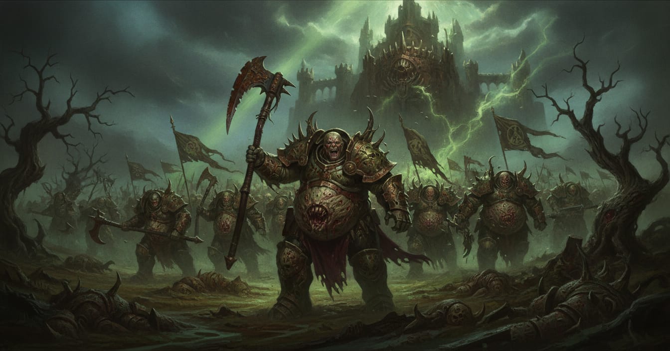 Maggotkin of Nurgle faction art