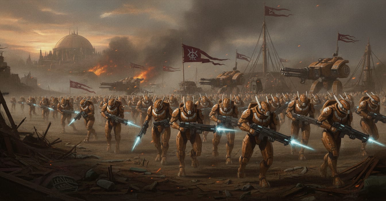 T'au Empire faction art