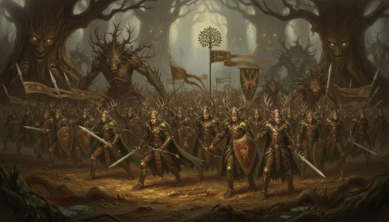 Wood Elf Realms faction art