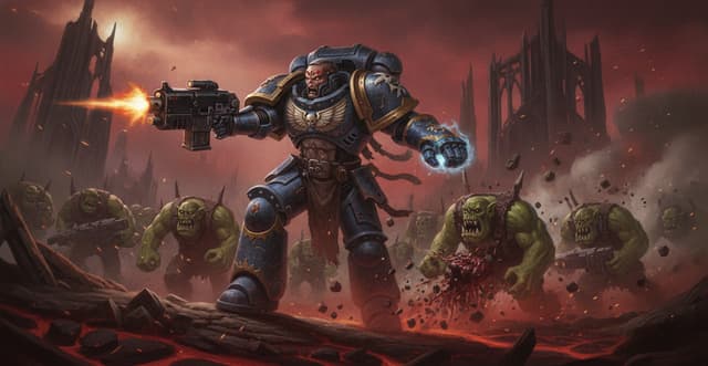 Warhammer 40,000: Boltgun key art