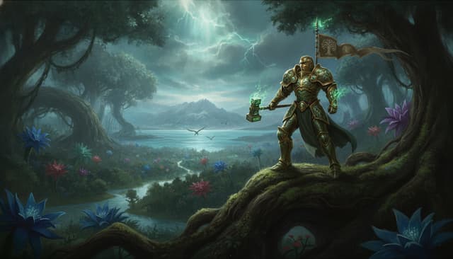 Illustration of Ghyran, the Realm of Life