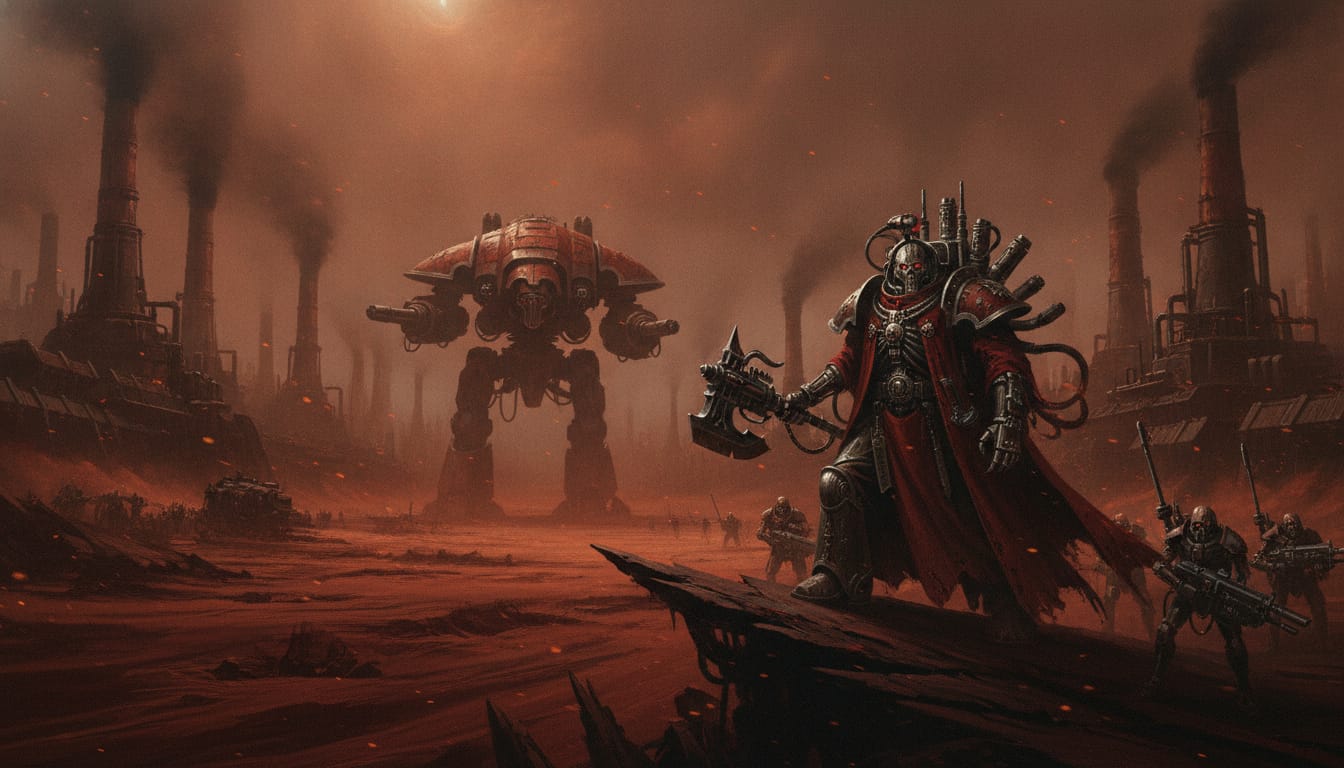 Forge World Mars formation art