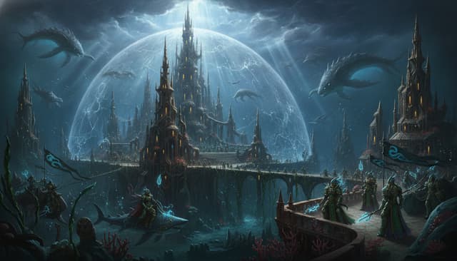 Illustration of The Idoneth Enclaves