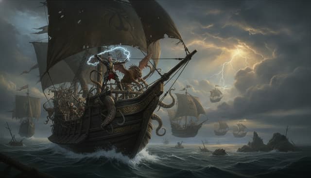 Illustration of The Scourge Privateers