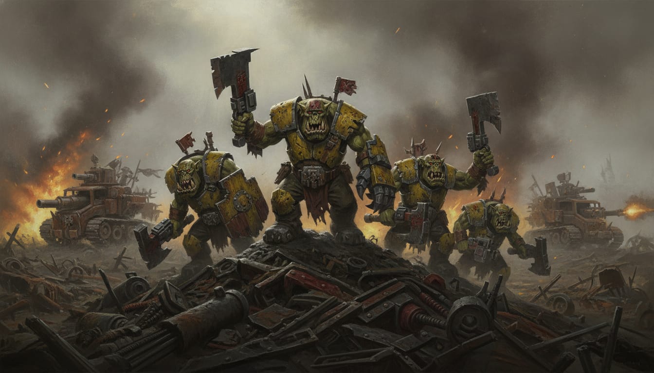 Blood Axes formation art
