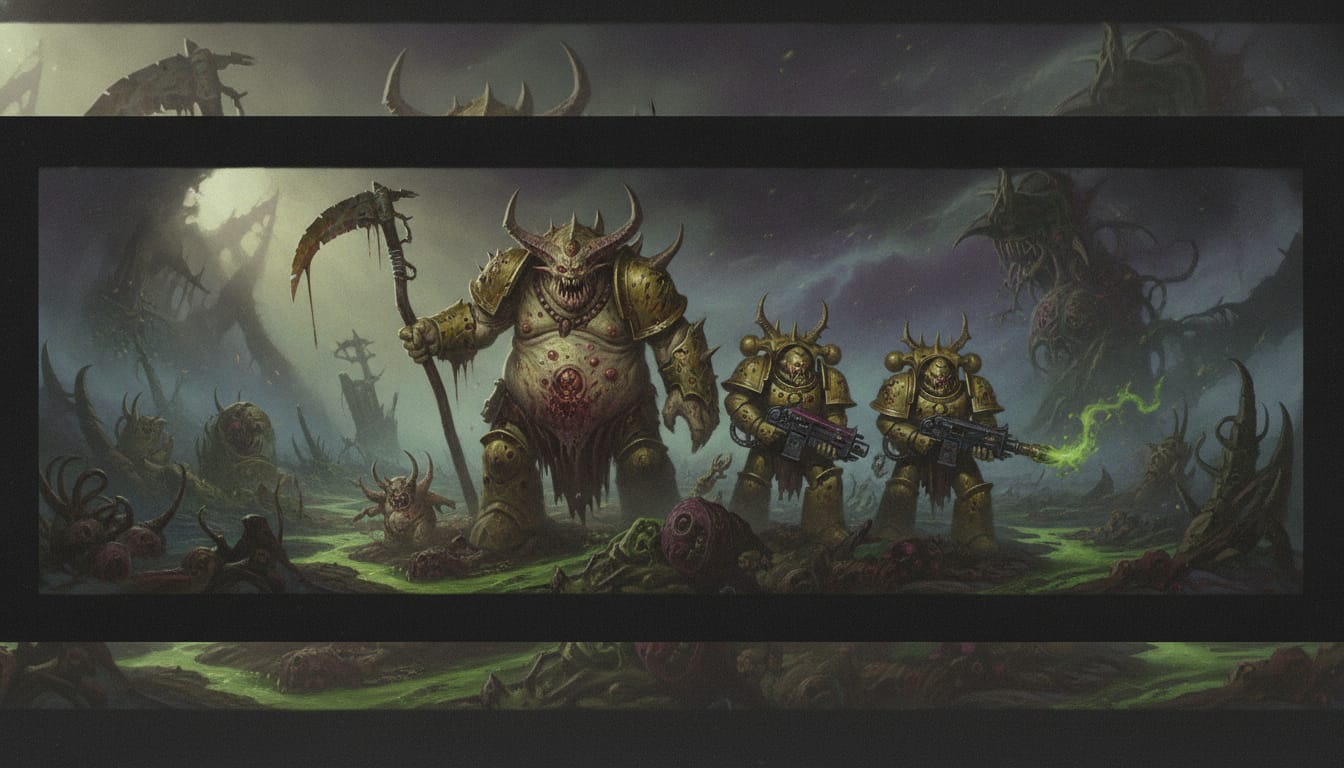 Daemons of Nurgle formation art