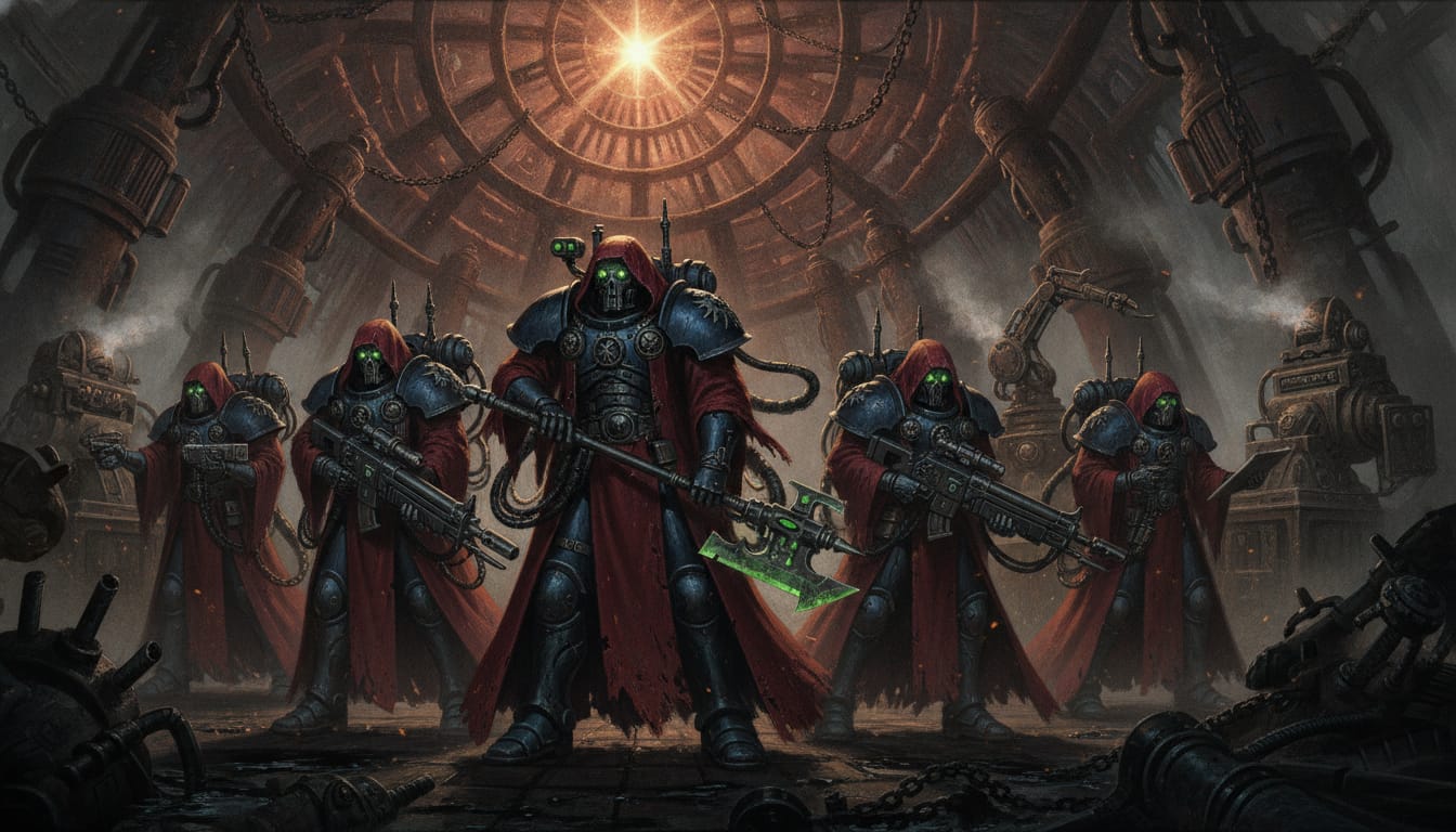 Forge World Lucius formation art