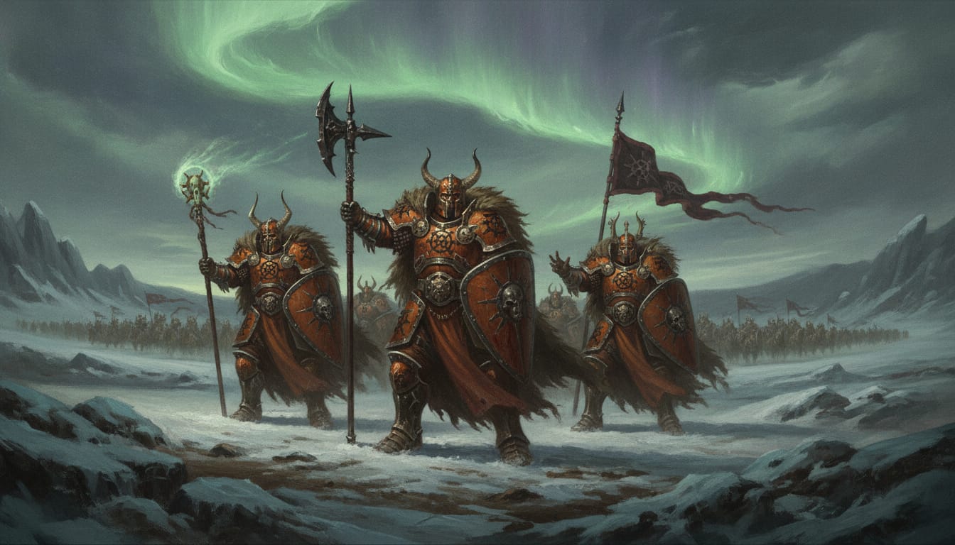 Kurgan Tribes formation art