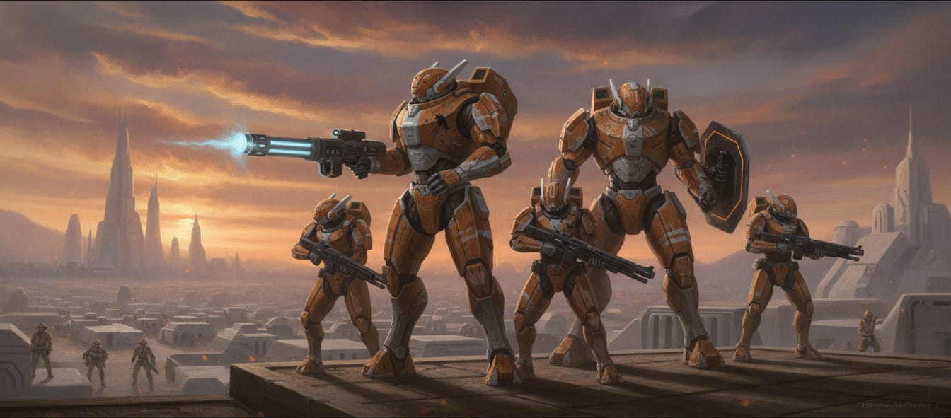 T'au Sept formation art