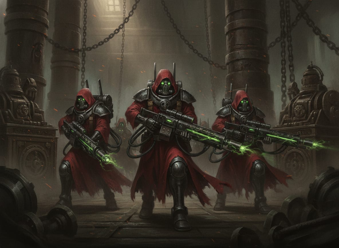 Skitarii Vanguard, unit art