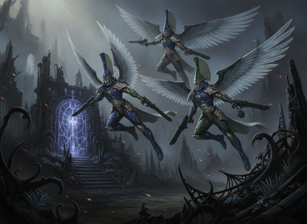 Swooping Hawks, unit art