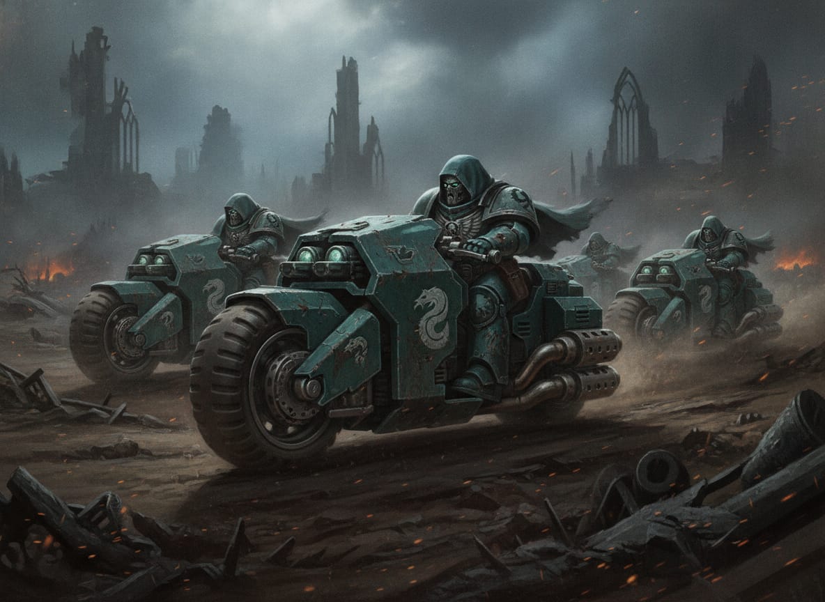 Legion Outrider Squad, unit art