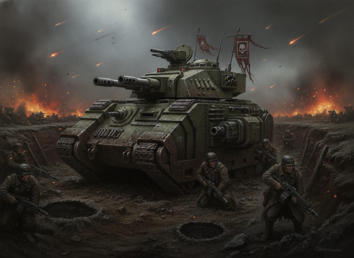 Rogal Dorn Battle Tank, unit art