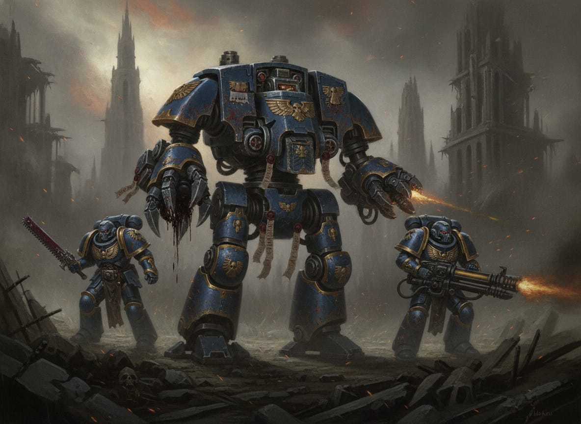 Furioso Dreadnought, unit art