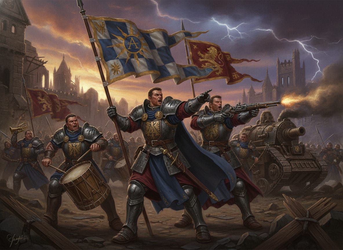 Freeguild Command Corps, unit art