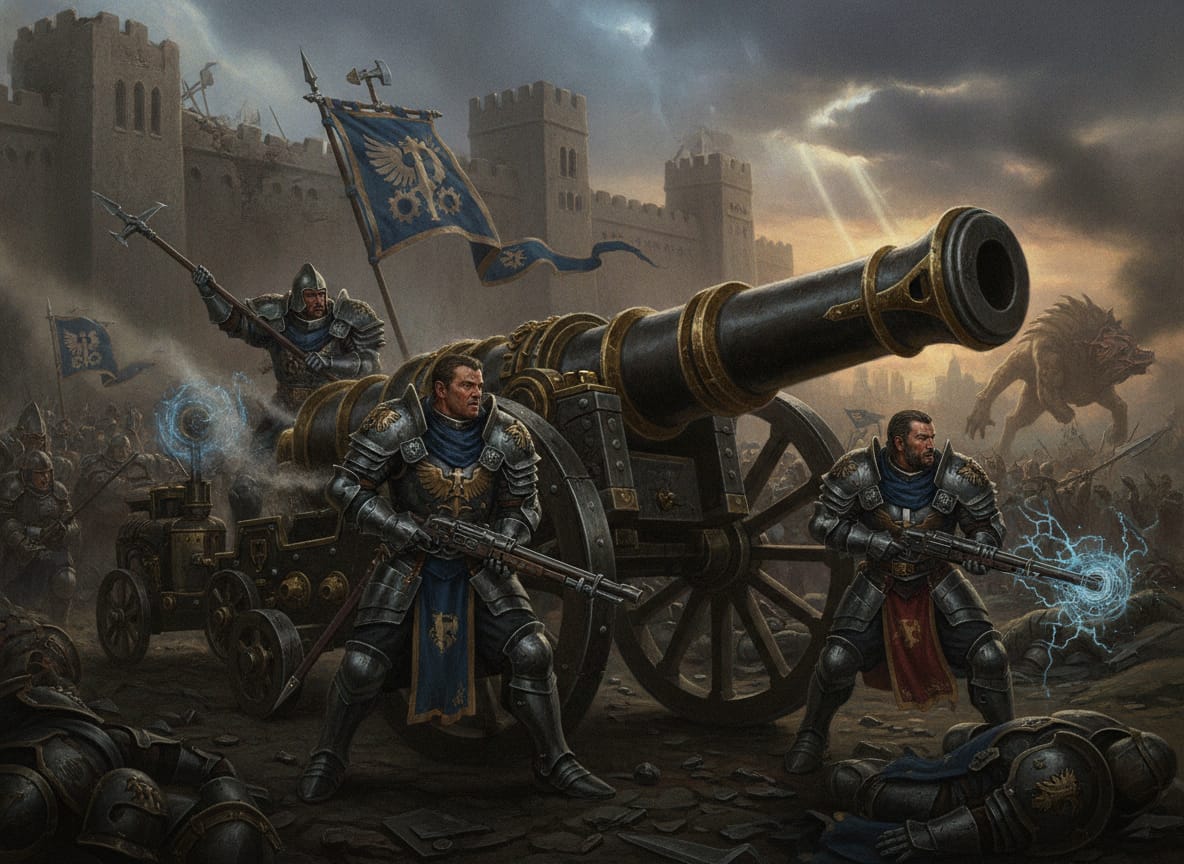 Ironweld Great Cannon, unit art