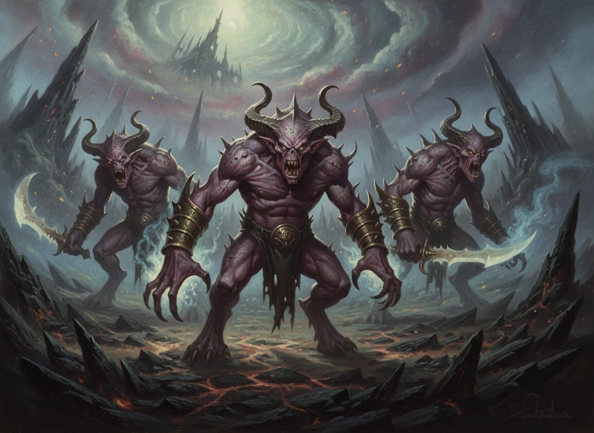 Blue Horrors of Tzeentch, unit art