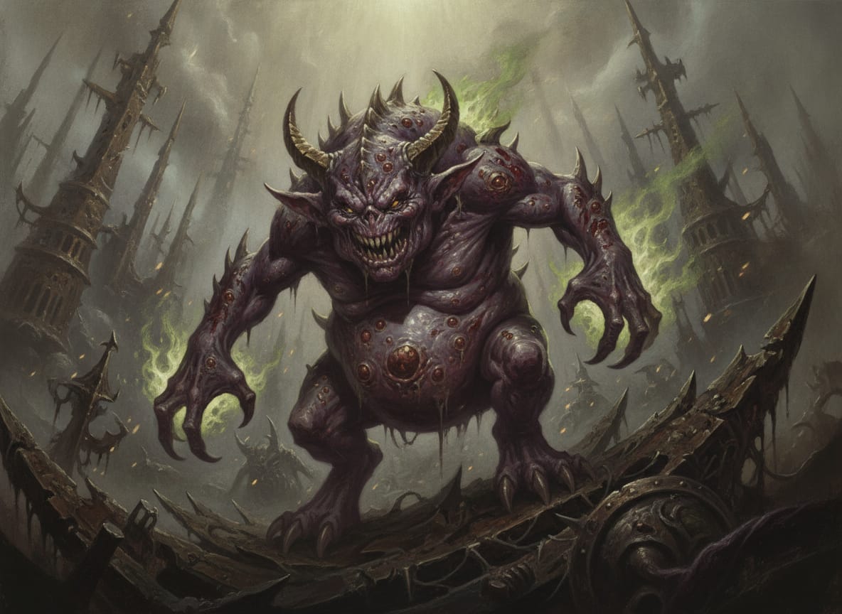 Nurglings, unit art