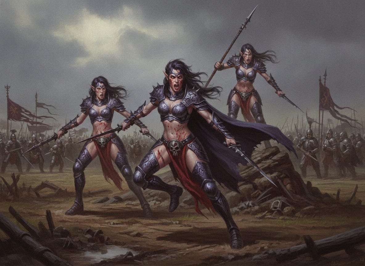 Witch Elves, unit art