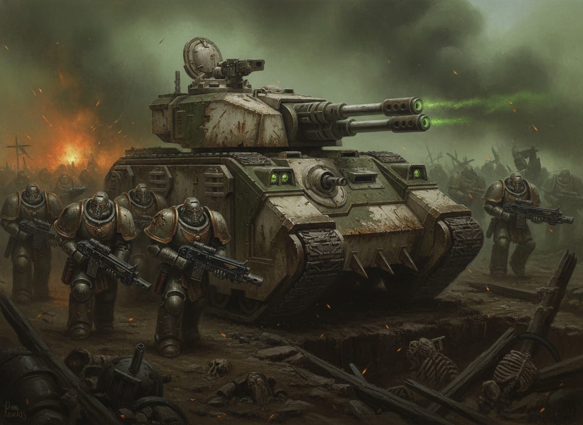 Legion Sicaran Battle Tank, unit art