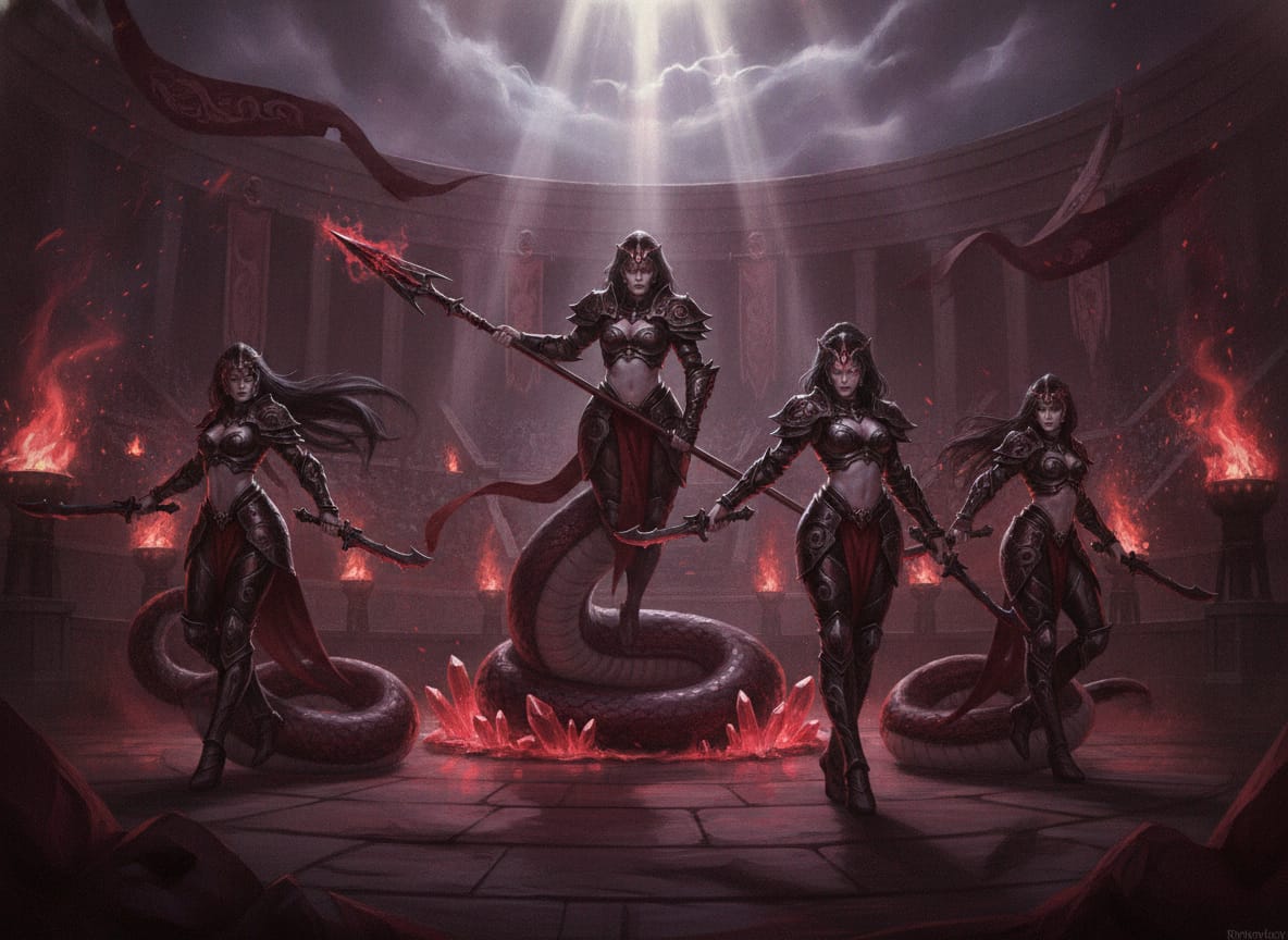 Blood Sisters, unit art