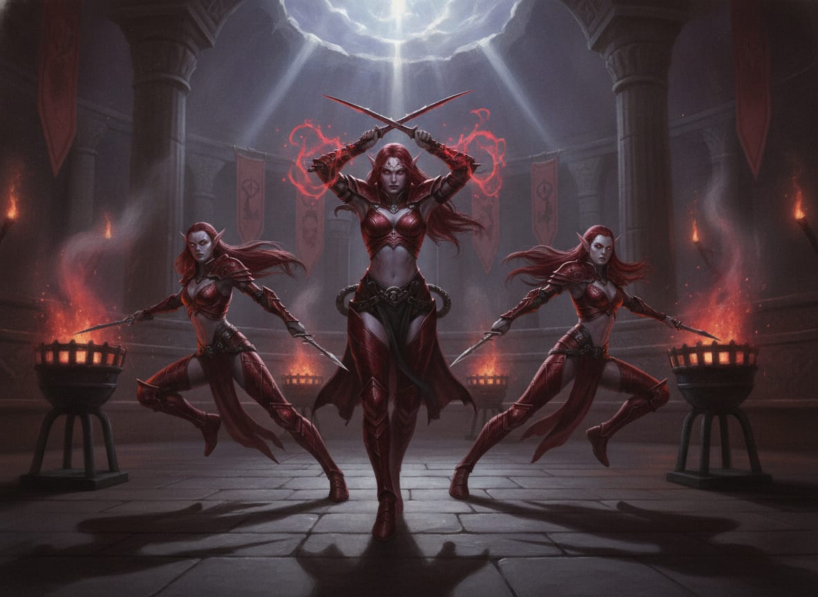 Witch Aelves, unit art