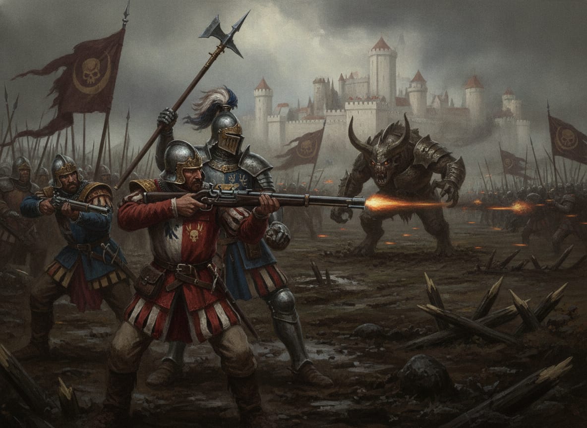 Empire Handgunners, unit art